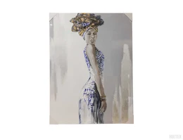 3D Wandbild Frau mit Turban