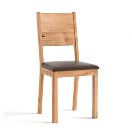 Stuhl Prato mit Sitzpolster braun 6-er Set