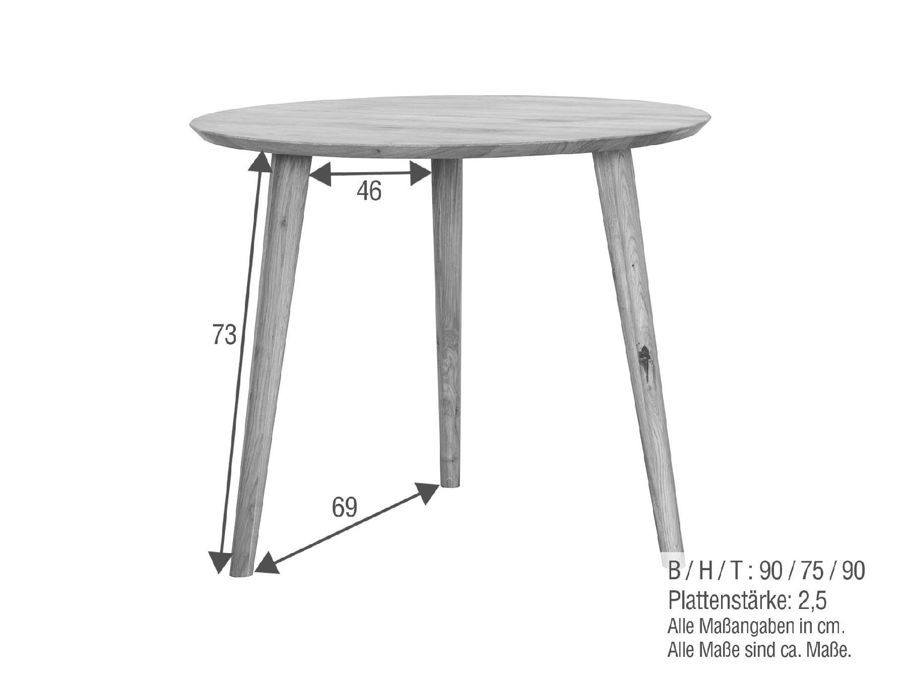 Tisch TI-0076 rund 90 cm